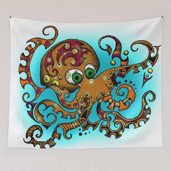 Item preview, Wild Octopus designed and sold by kamkam19.