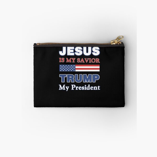 Aperçu de l'œuvre Jésus Mon Sauveur Trump Mon Président Campaing 2020 créée et vendue par Sutra-Lotus-Co.
