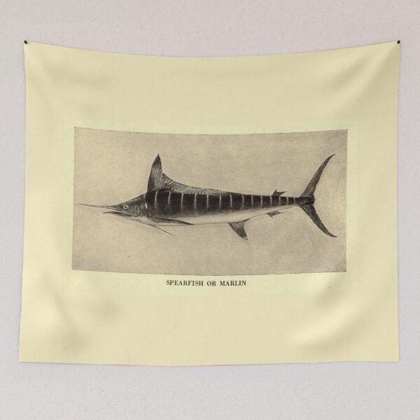 Item preview, Vintage Marlin Illustration (1921) designed and sold by BravuraMedia.