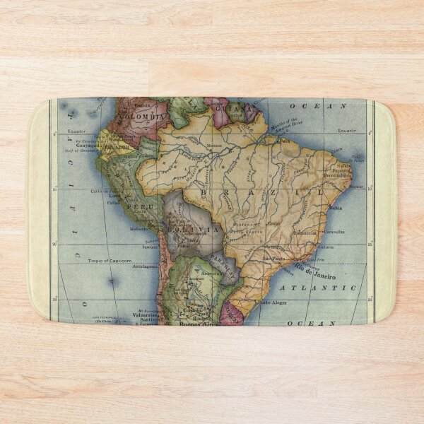 Item preview, Vintage Map of South America (1921) designed and sold by BravuraMedia.