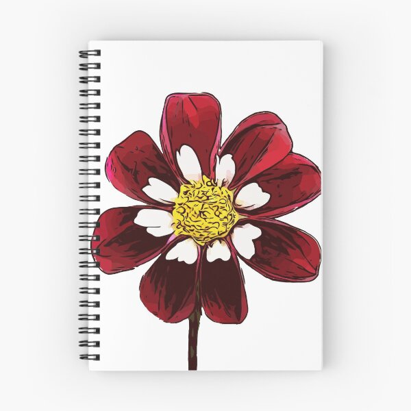 Item preview, Red and White Watercolor Flower designed and sold by MawmawBear.
