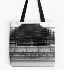 Fire Escape To Heaven B/W Tote Bag