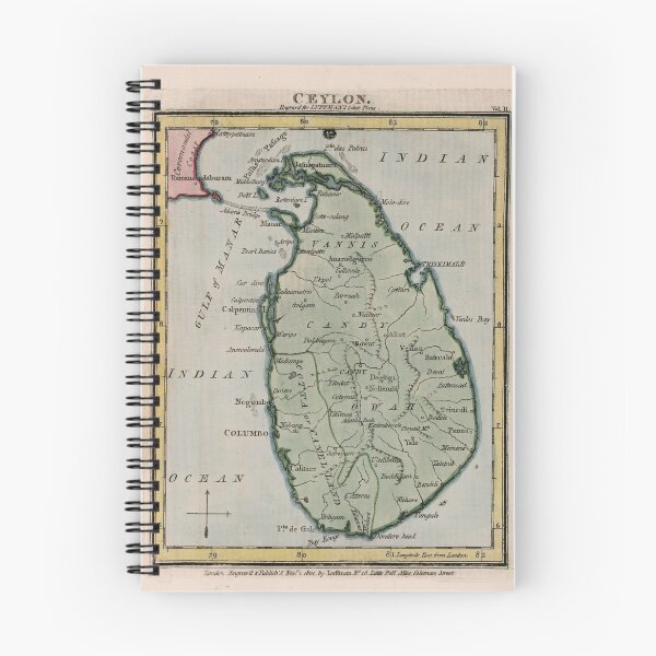 Item preview, Vintage Map of Sri Lanka (1801) designed and sold by BravuraMedia.
