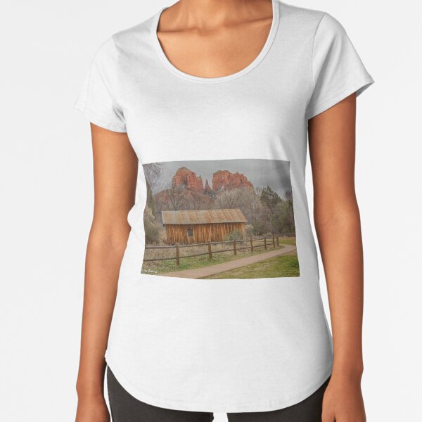 Cathedral Rock Beauty Premium Scoop T-Shirt