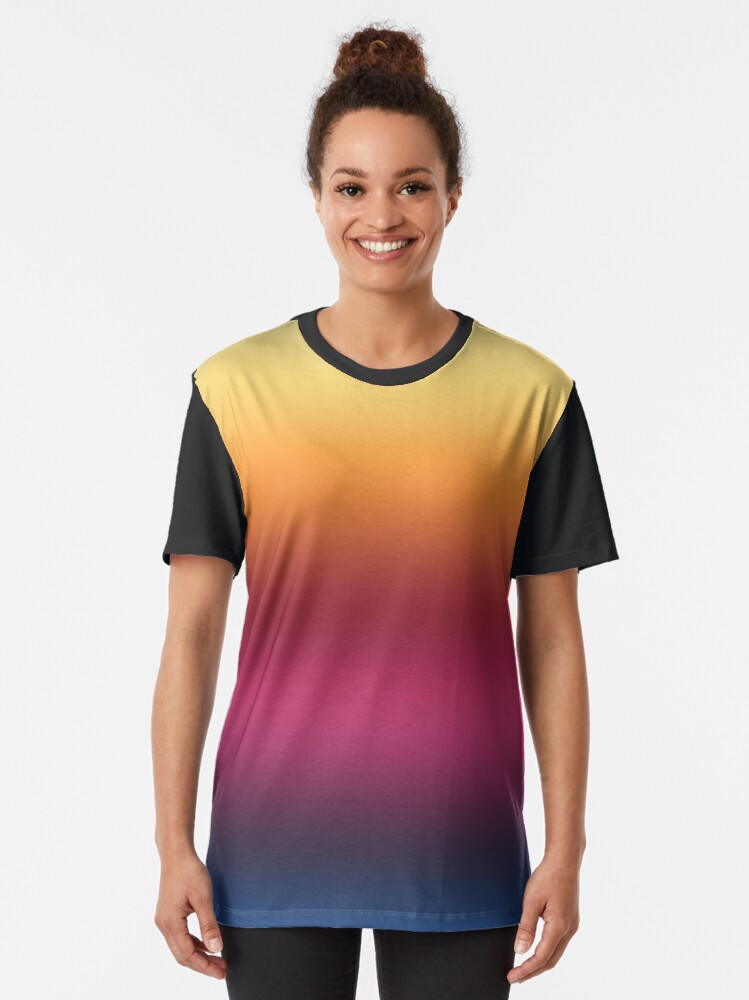 Alternate view of Linear Gradient Graphic T-Shirt