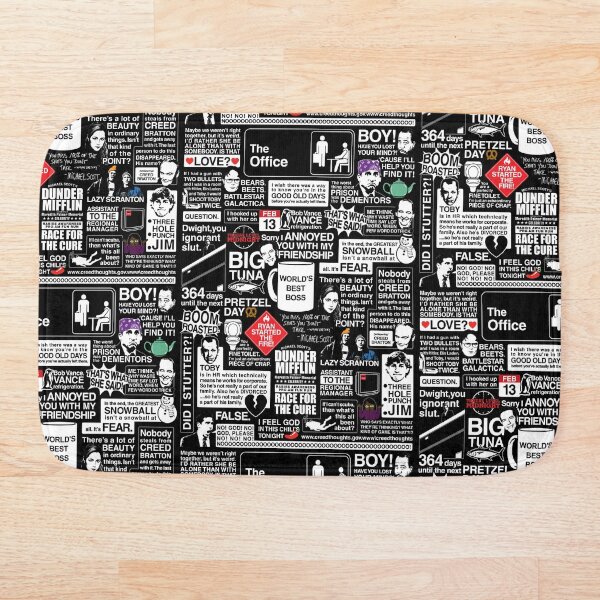 Wise Words From The Office - The Office Quotes Bath Mat