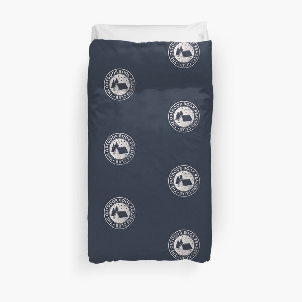 Outdoor Book Readers Club logo Duvet Cover