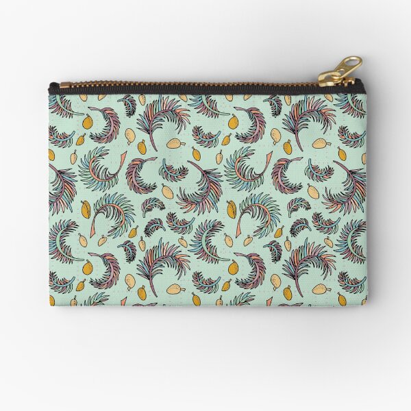 Tropical Papaya Zipper Pouch
