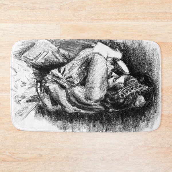 Item preview, Someone Holds Her Safe and Warm (Sketch) designed and sold by izloveshorses.