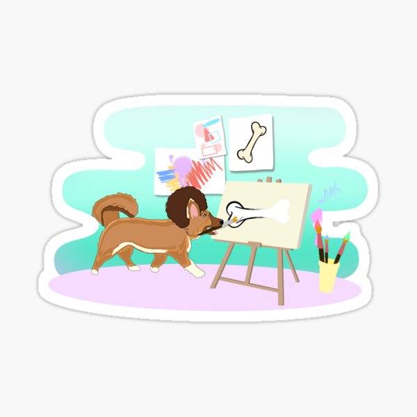 Bob Ross Painter Stickers Redbubble - bob ross roblox sticker