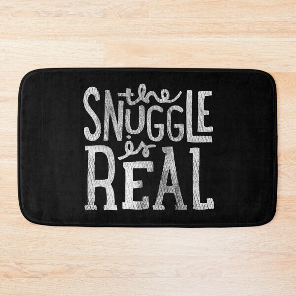 Item preview, Snuggle is Real - Black designed and sold by cabinsupplyco.
