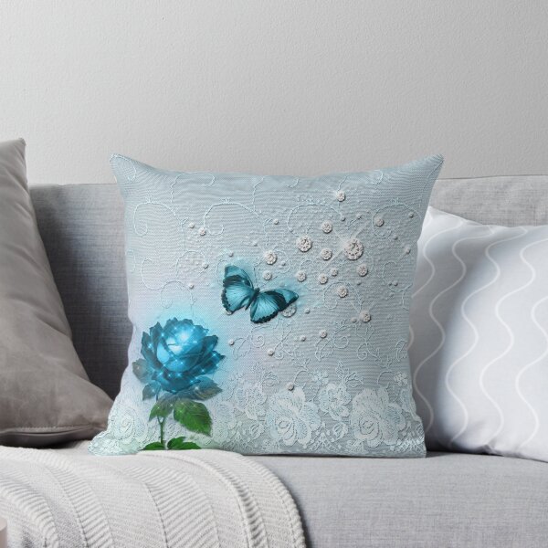 Item preview, Blue Rose Lace and Diamonds designed and sold by Delights.