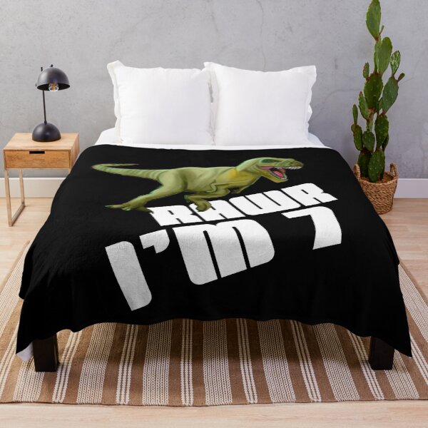 Item preview, Kids Boys 7th Birthday graphic Dinosaur T-Rex Tyrannosaurus Rex designed and sold by NoveltyMerch.