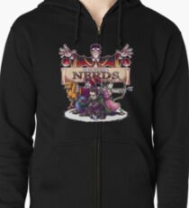 D&D is For Nerds Zipped Hoodie