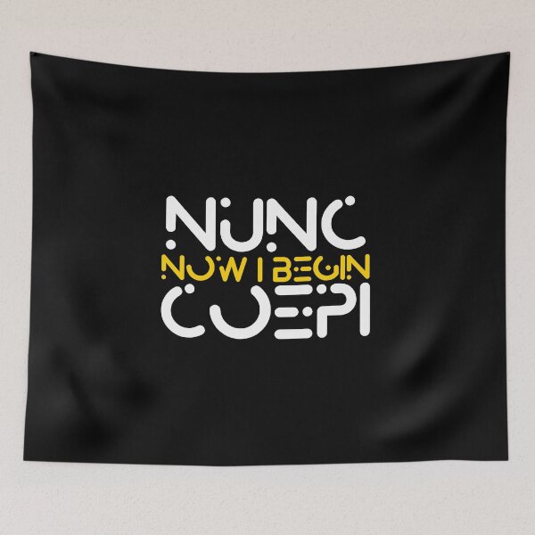 Item preview, Nunc Coepi Motivational design designed and sold by NoveltyMerch.