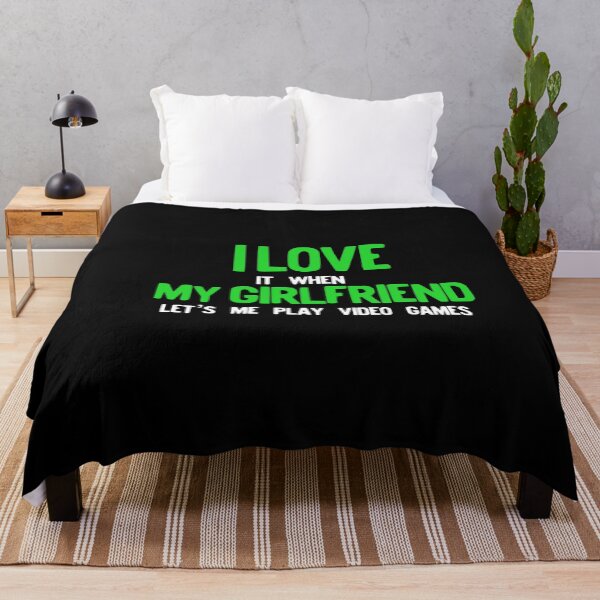 Item preview, I Love It When My Girlfriend Lets Me Play Video Games Gamer designed and sold by NoveltyMerch.