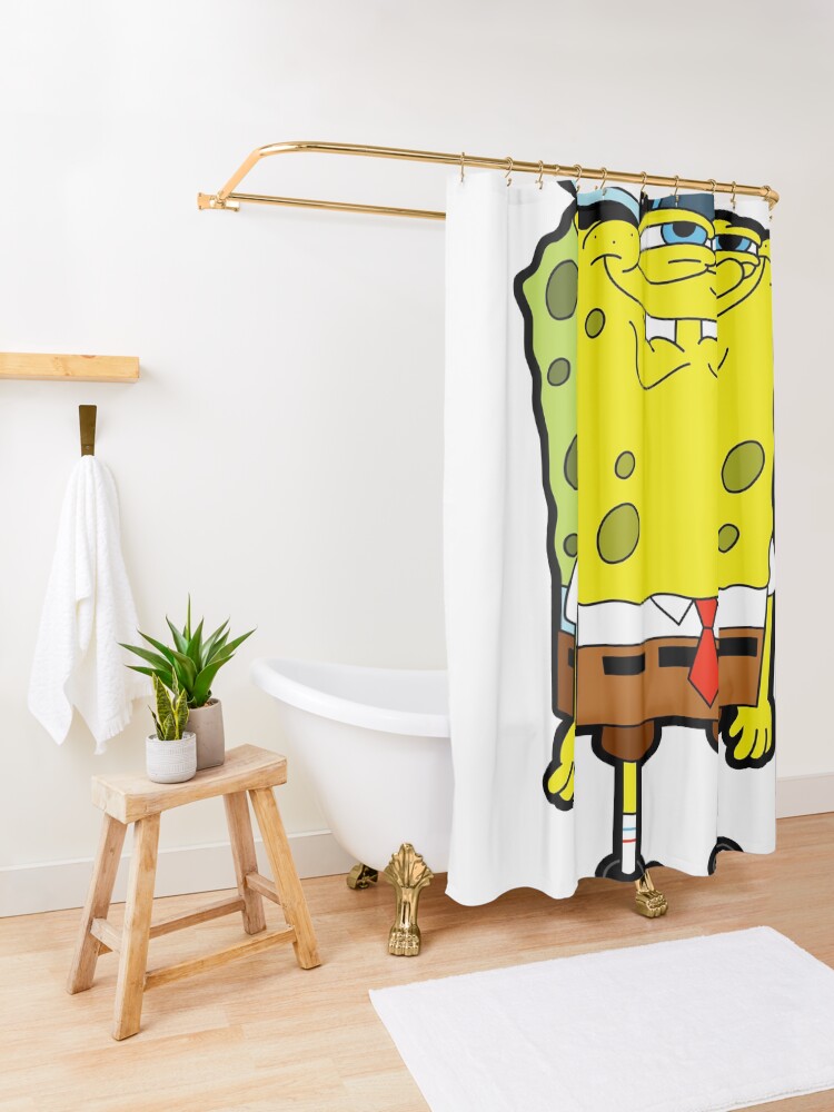 "SpongeBob Smile" Shower Curtain for Sale by dvnxl | Redbubble