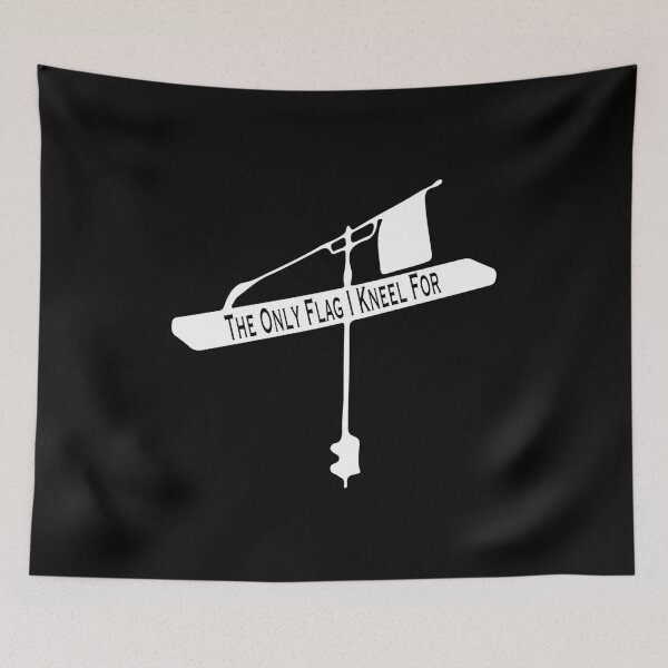 Item preview, The Only Flag I Kneel For Tip Up print For Ice-Fishing designed and sold by NoveltyMerch.