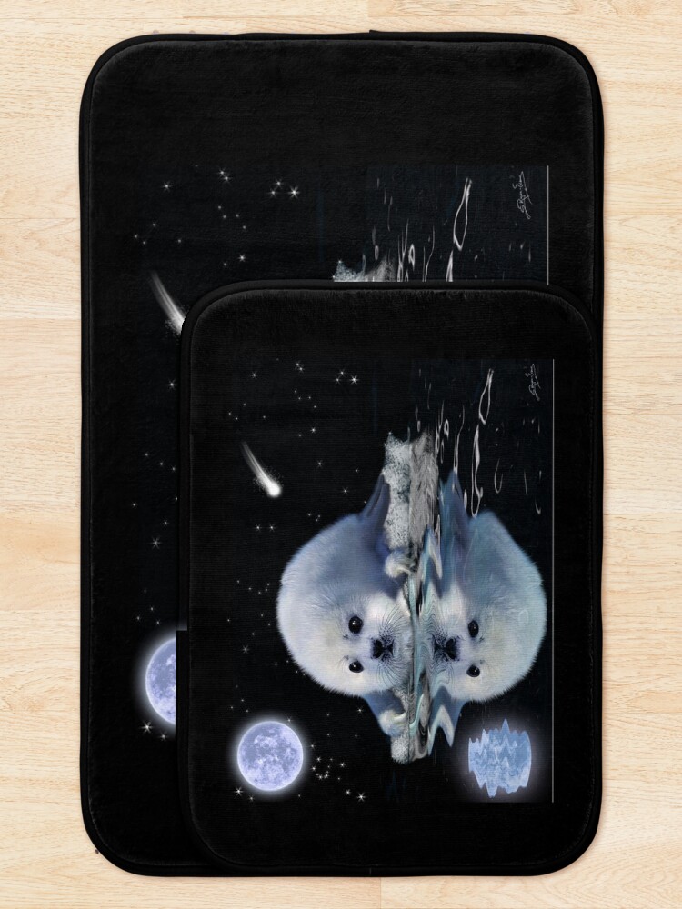 Alternate view of DESTINY The Harp Seal Bath Mat