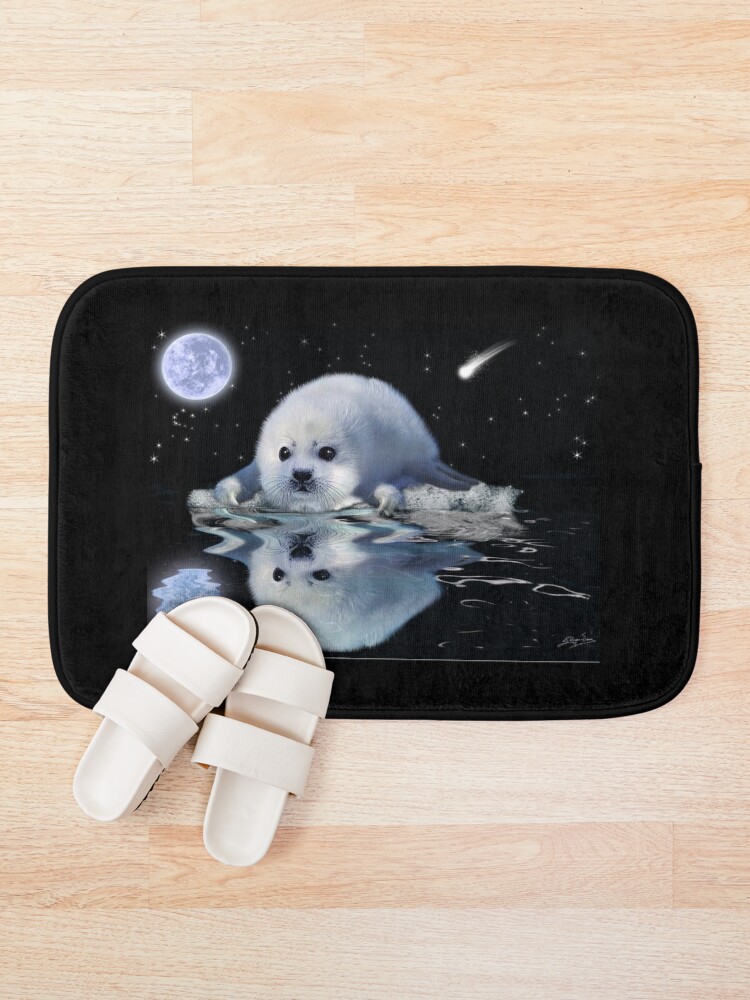 Alternate view of DESTINY The Harp Seal Bath Mat