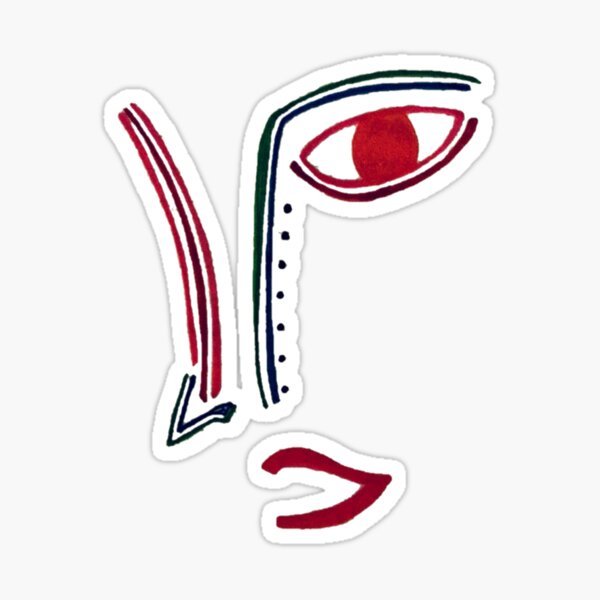 Item preview, Abstract face designed and sold by Gymgirlleh.