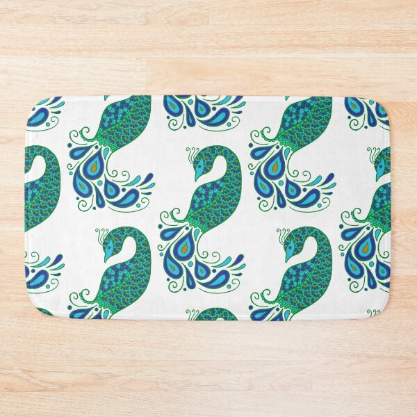 Item preview, Blue and Green Peacock || Nature || Henna designed and sold by Hilary Leslie.