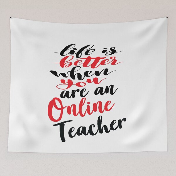 Item preview, Online Teacher. Life is Better When You Are An Online Teacher. School. designed and sold by ProjectX23.