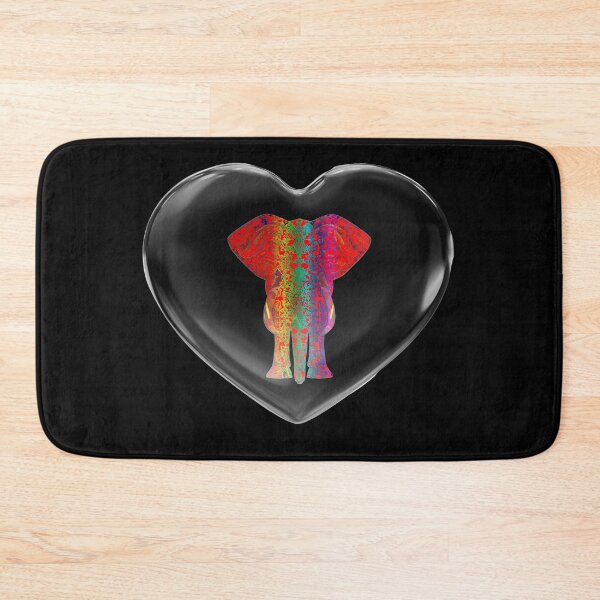 Item preview, Crystal Heart Rainbow Elephant designed and sold by Diego-t.