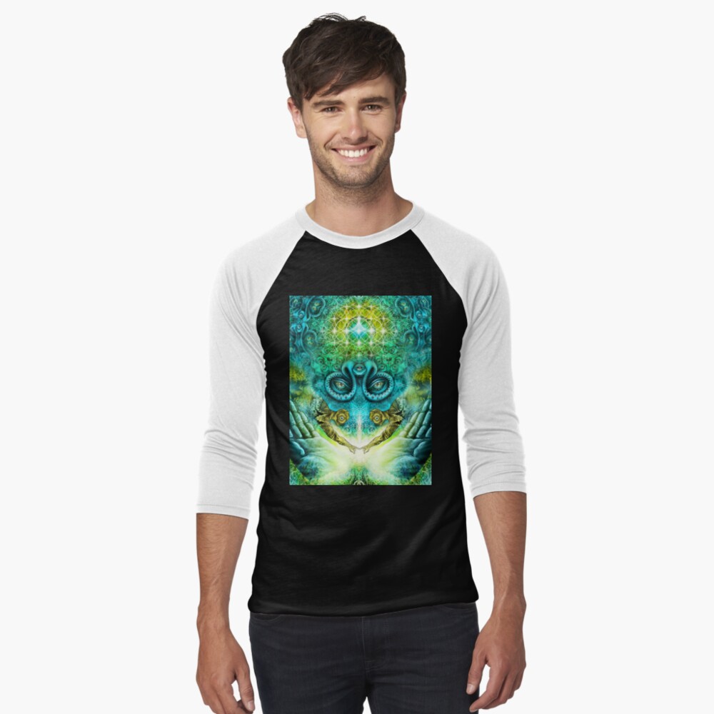Transition to Butterfly Baseball ¾ Sleeve T-Shirt