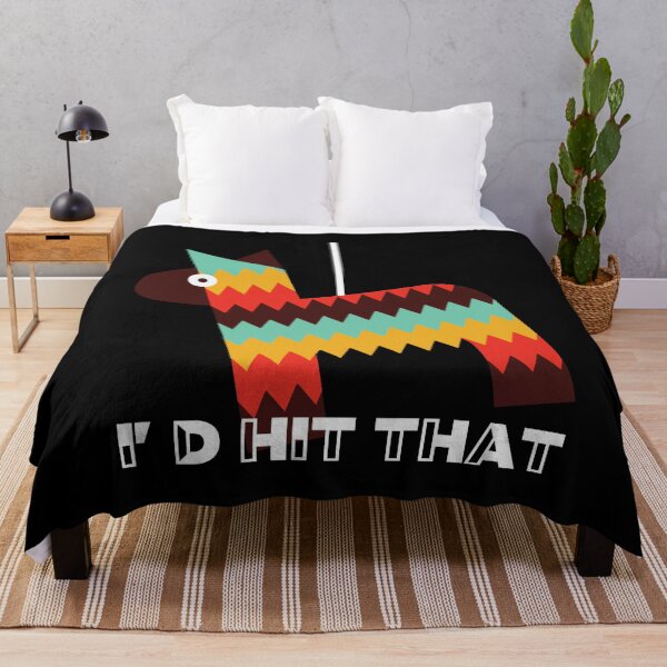 Item preview, I'd Hit That Pinata print Cinco de Mayo Retro Vintage Style designed and sold by NoveltyMerch.