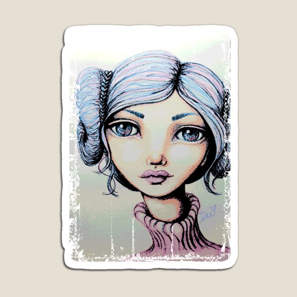 Space Buns - Full-Color Version Magnet