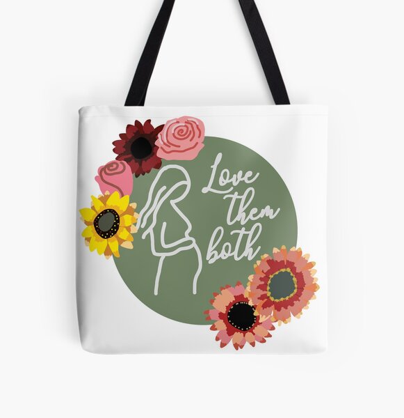 Love Them Both All Over Print Tote Bag