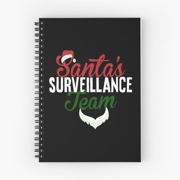 Item preview, Santa's Surveillance Team Christmas Holiday Design designed and sold by woodsgoodsco.