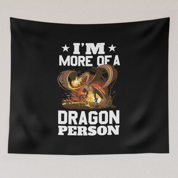 Item preview, I'm More Of A Dragon Person Funny Role Playing RPG graphic designed and sold by woodsgoodsco.