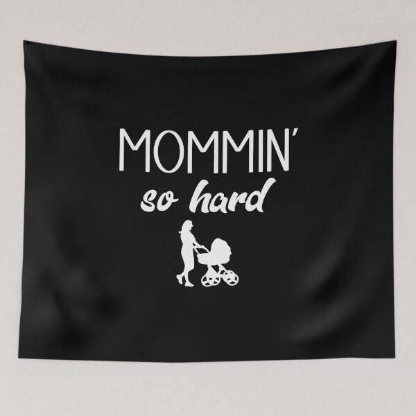 Artikelvorschau, Mommin so harter Druck der Spaß-Mamma-Mutter Tages entworfen und verkauft von woodsgoodsco.