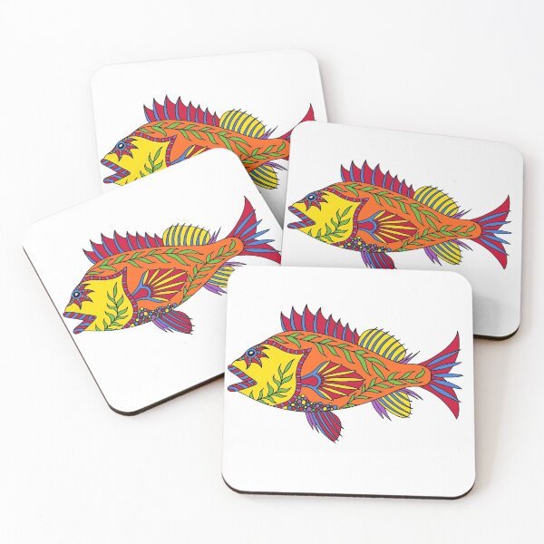 Item preview, Rockfish || Ocean || Abstract Fish  designed and sold by Hilary Leslie.
