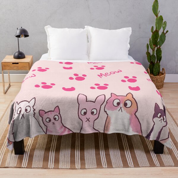 Item preview, Cat Curtain- Rose designed and sold by Lindsay Scanlan.