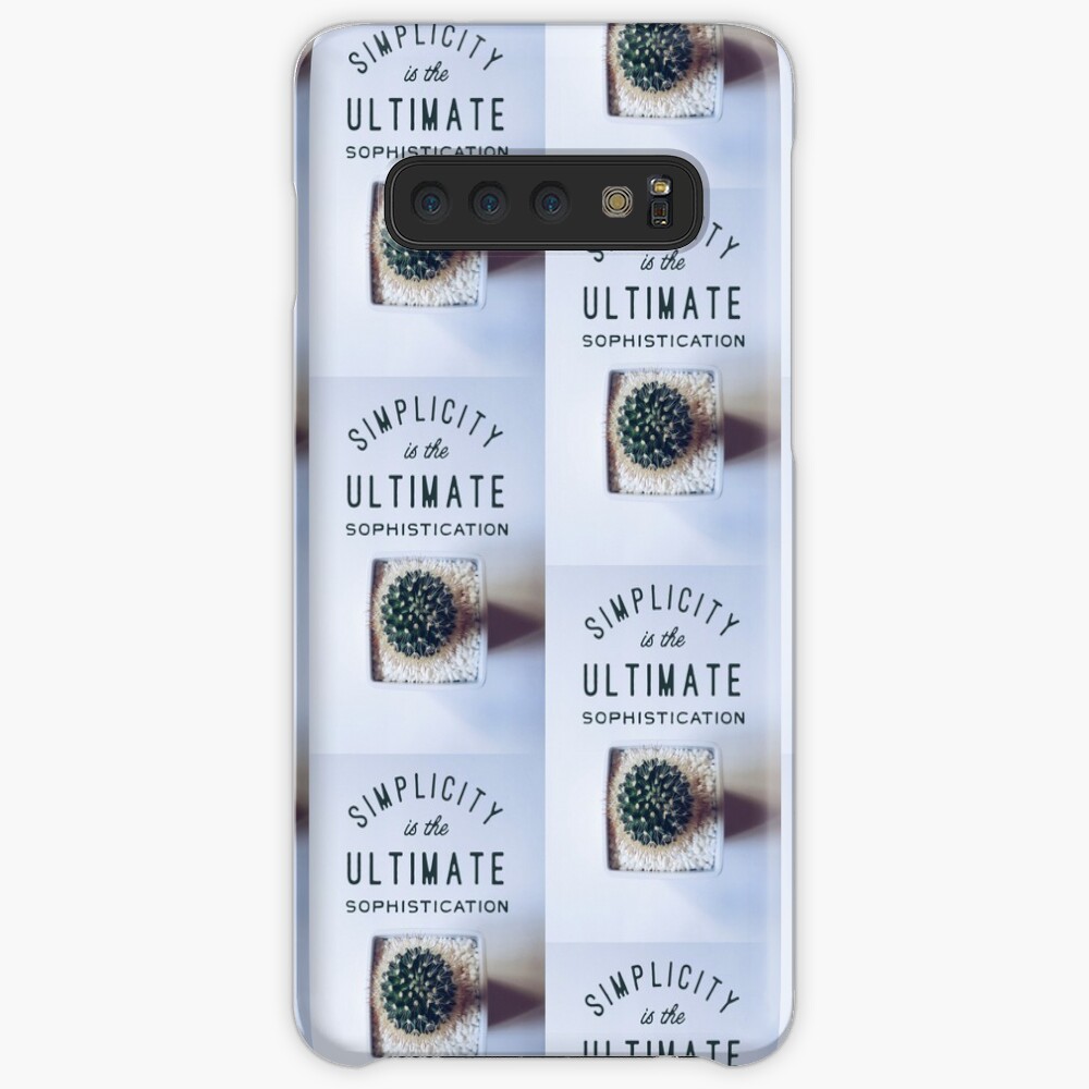 simplicity is the ultimate sophistication Case & Skin for Samsung Galaxy
