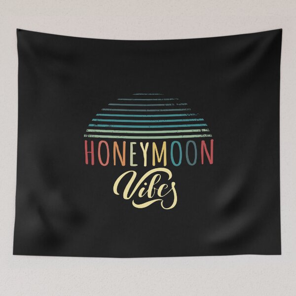 Item preview, Honeymoon vibes vintage cute gift for Couples Getting Married  designed and sold by alenaz.