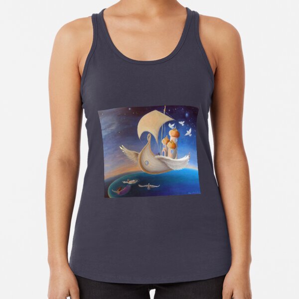 PeaceShip Racerback Tank Top