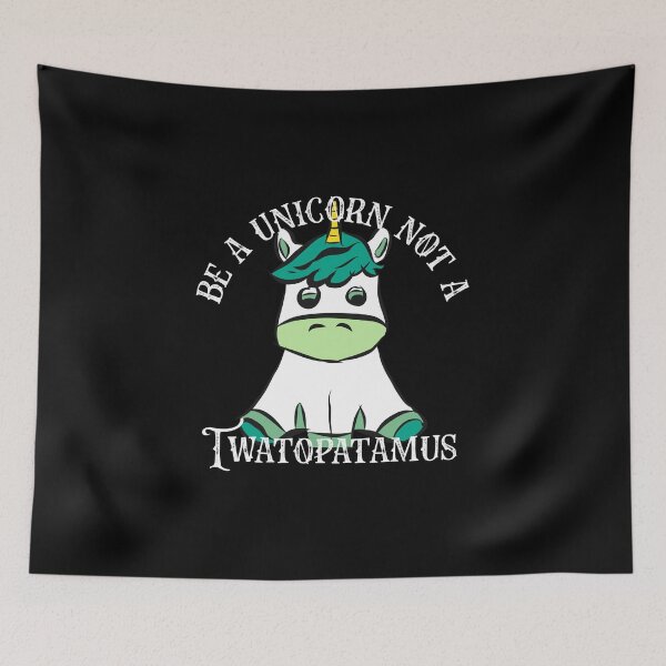 Item preview, Be A Unicorn Not A Twatopatamus Funny design designed and sold by NoveltyMerch.
