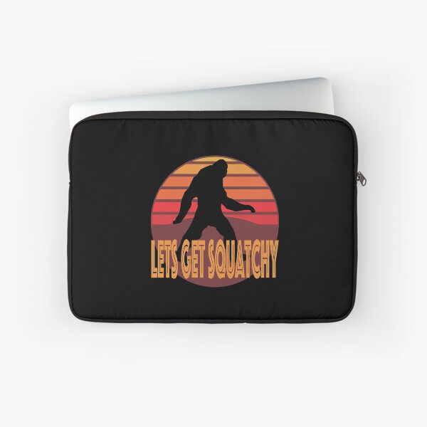 Item preview, Lets Get Squatchy Vintage Retro Graphic Logo graphic designed and sold by NoveltyMerch.