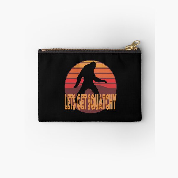 Item preview, Lets Get Squatchy Vintage Retro Graphic Logo graphic designed and sold by NoveltyMerch.