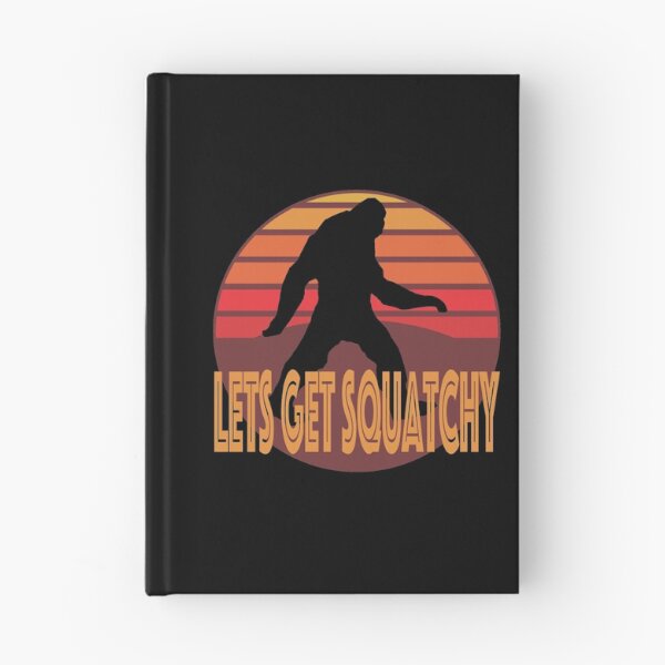 Item preview, Lets Get Squatchy Vintage Retro Graphic Logo graphic designed and sold by NoveltyMerch.
