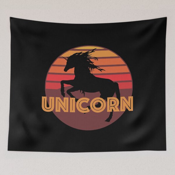 Item preview, Retro Vintage Unicorn Graphic Logo product designed and sold by NoveltyMerch.