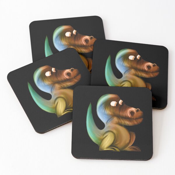 Item preview, Artistic Dinosaur product Retro Rainbow Vintage Colors Graphic designed and sold by NoveltyMerch.