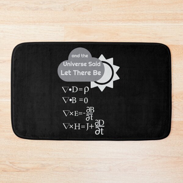 Item preview, Funny Maxwells Equations - Universe Said Let There Be Light designed and sold by NoveltyMerch.