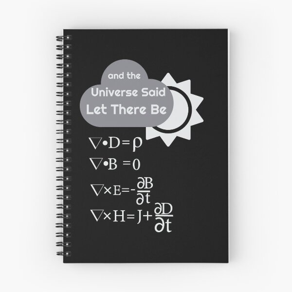 Item preview, Funny Maxwells Equations - Universe Said Let There Be Light designed and sold by NoveltyMerch.