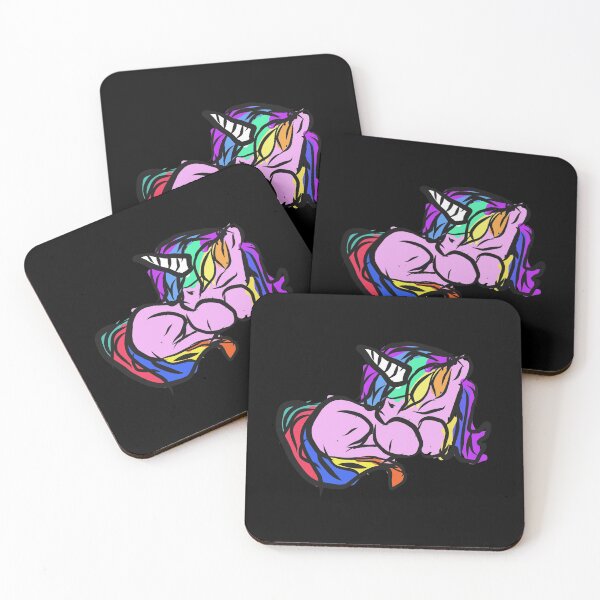 Item preview, Sleepy Unicorn graphic for Girls Hand Drawn Graphic design designed and sold by NoveltyMerch.
