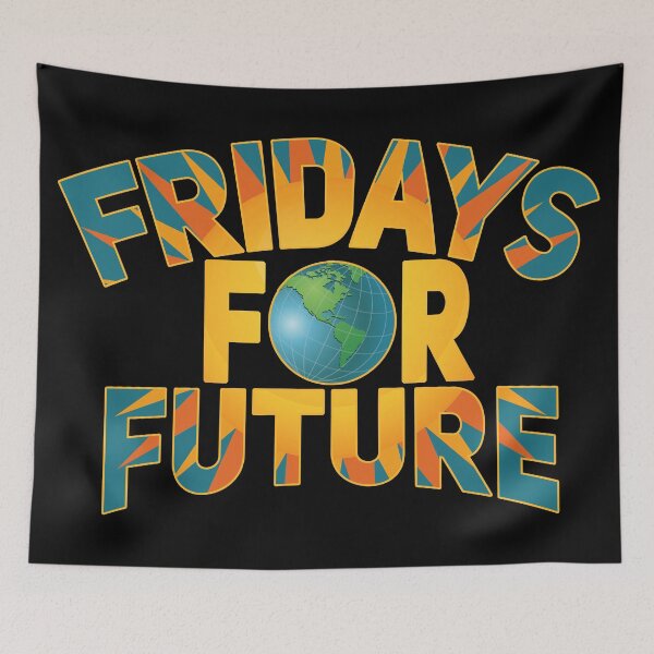 Item preview, Fridays For Future Text designed and sold by MrTeeTime.